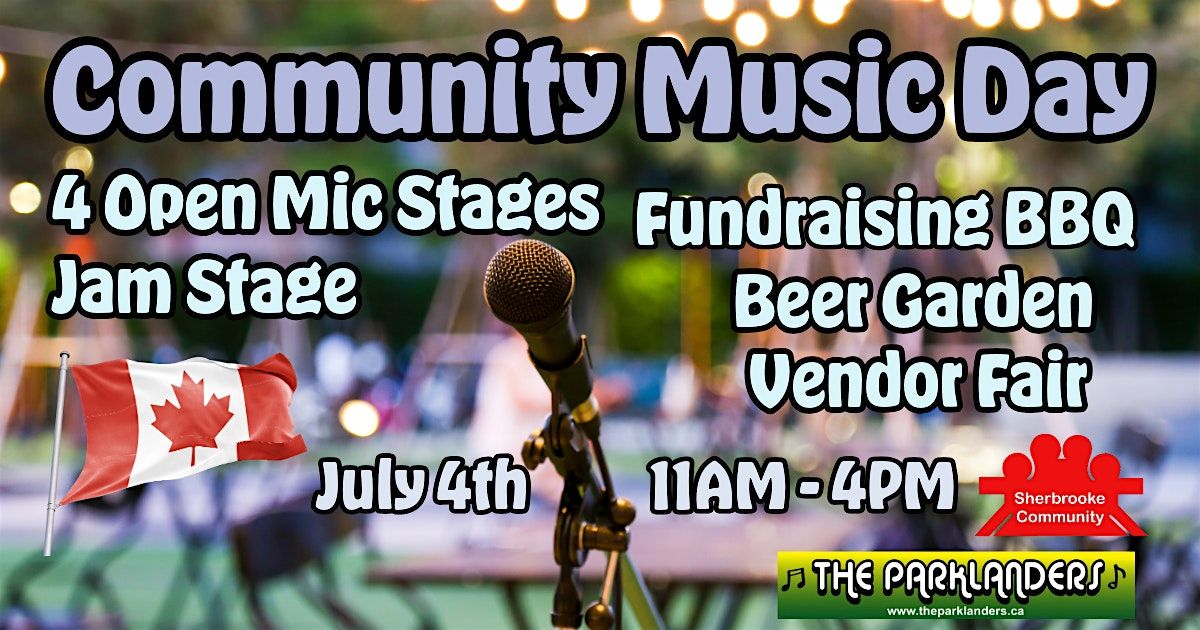 Community Music Day Vendor & Craft Fair- Vendor Sign Up