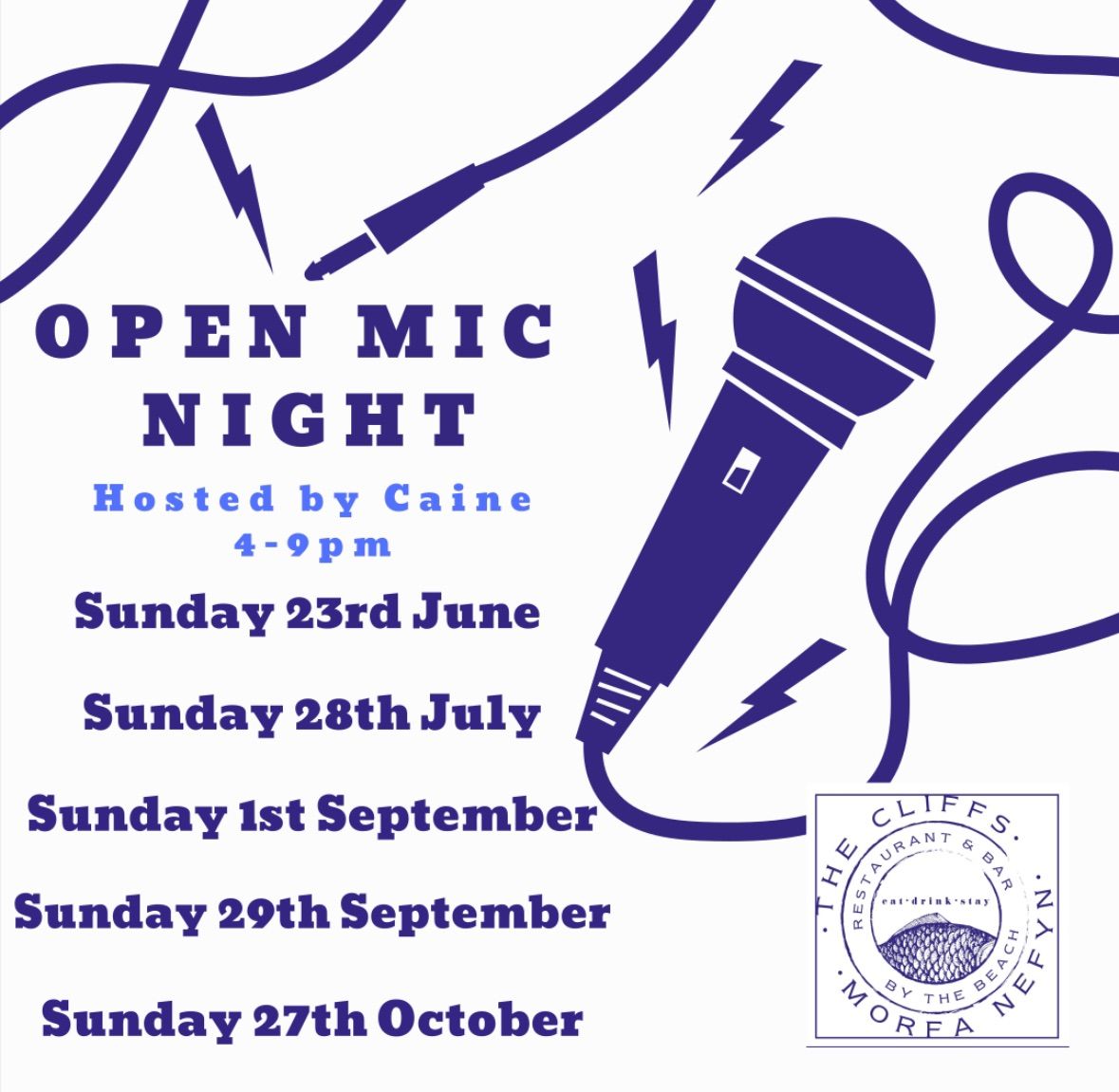 Open Mic Night - Hosted by Caine Jones Williams