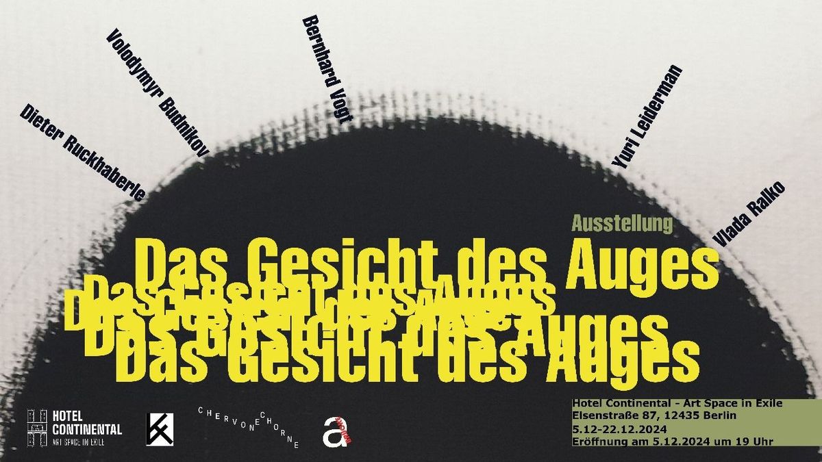 Opening of the exhibition "Das Gesicht des Auges" 