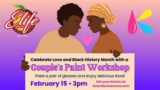 Valentine\u2019s Day Couples\u2019 Glass Painting Class \u2013 Black History Edition