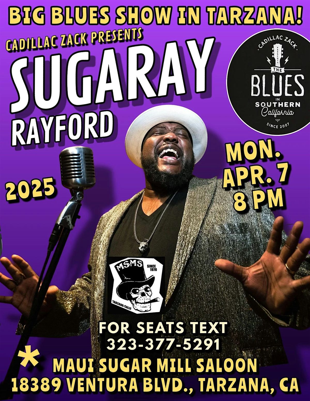 SUGARAY RAYFORD - International Blues & Soul Superstar - in Tarzana!