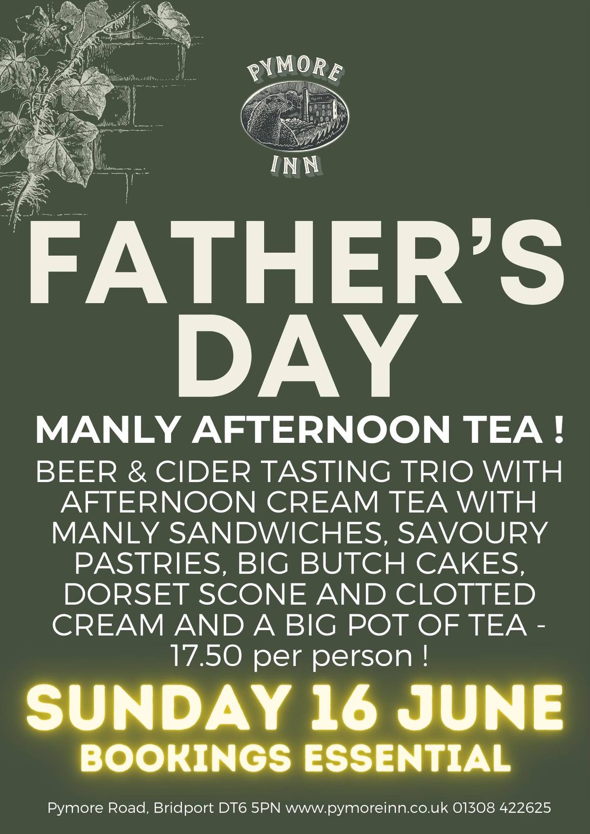 Father's Day 'Manly Afternoon Tea' with live music from Emma Marshall