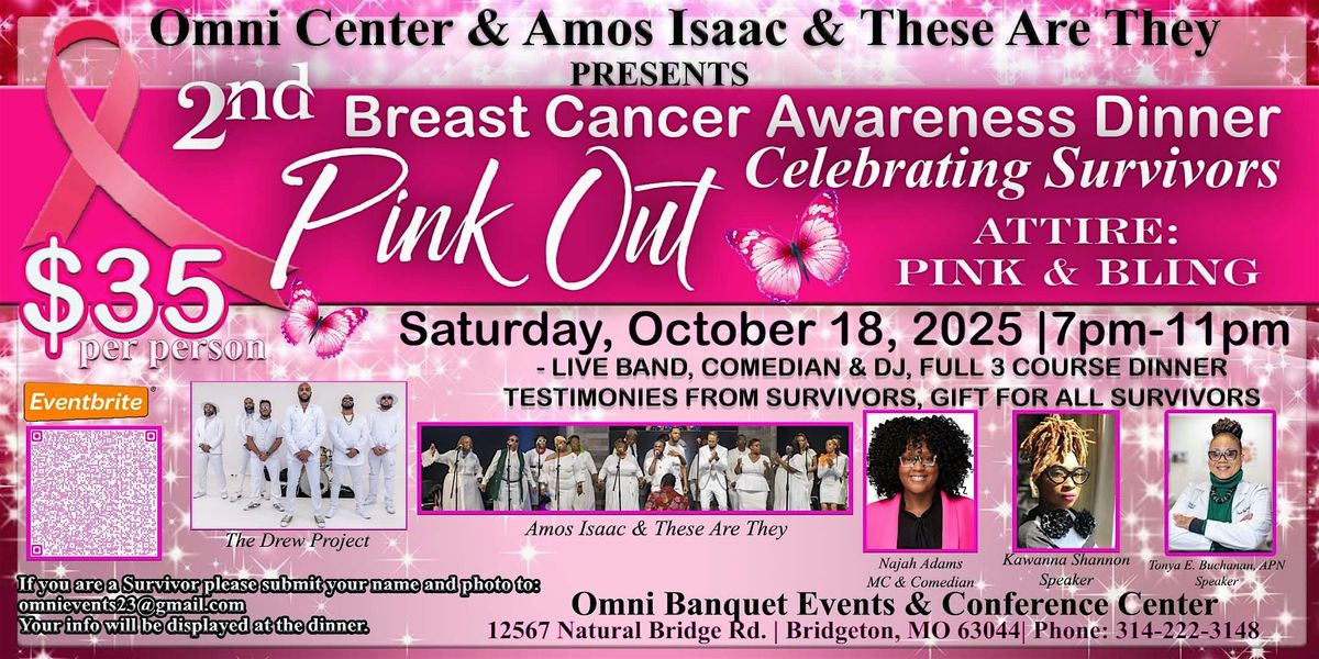 Breast Cancer Awareness Dinner Pink Out Celebrating Survivors