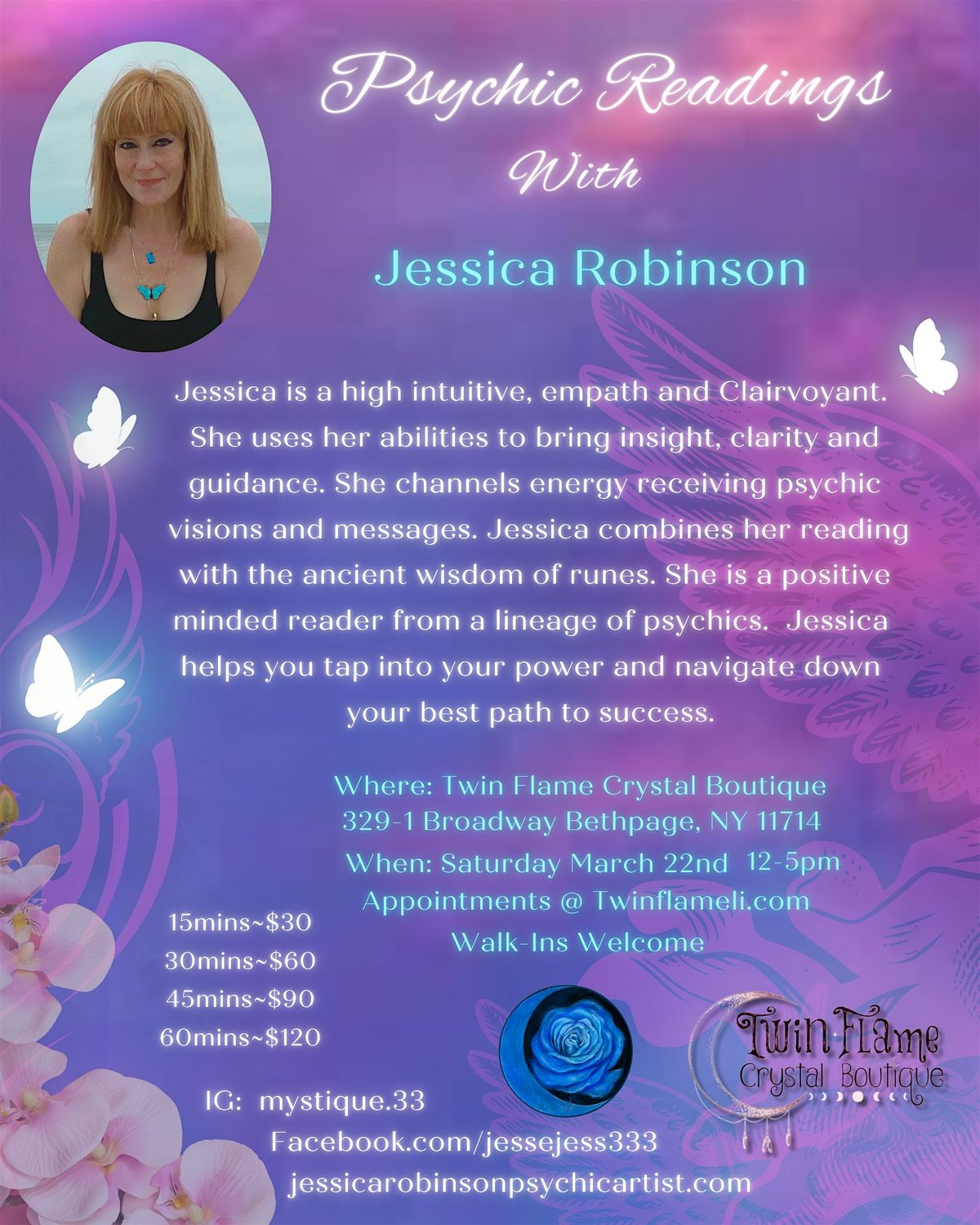 Psychic Medium Readings with Jessica Robinson