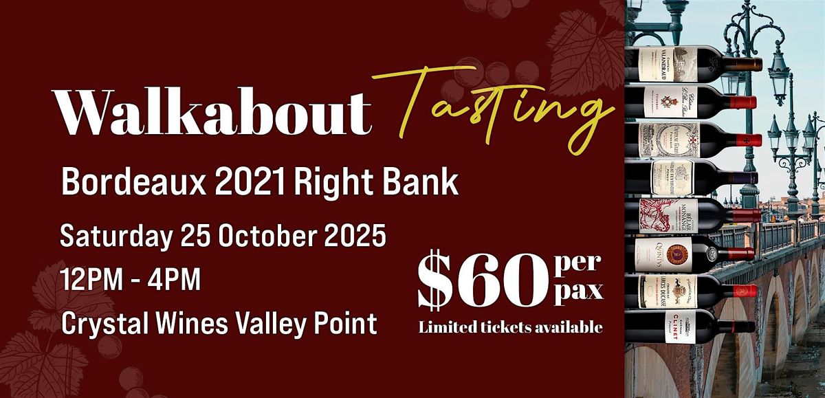 Walkabout Tasting: Bordeaux 2021 Right Bank