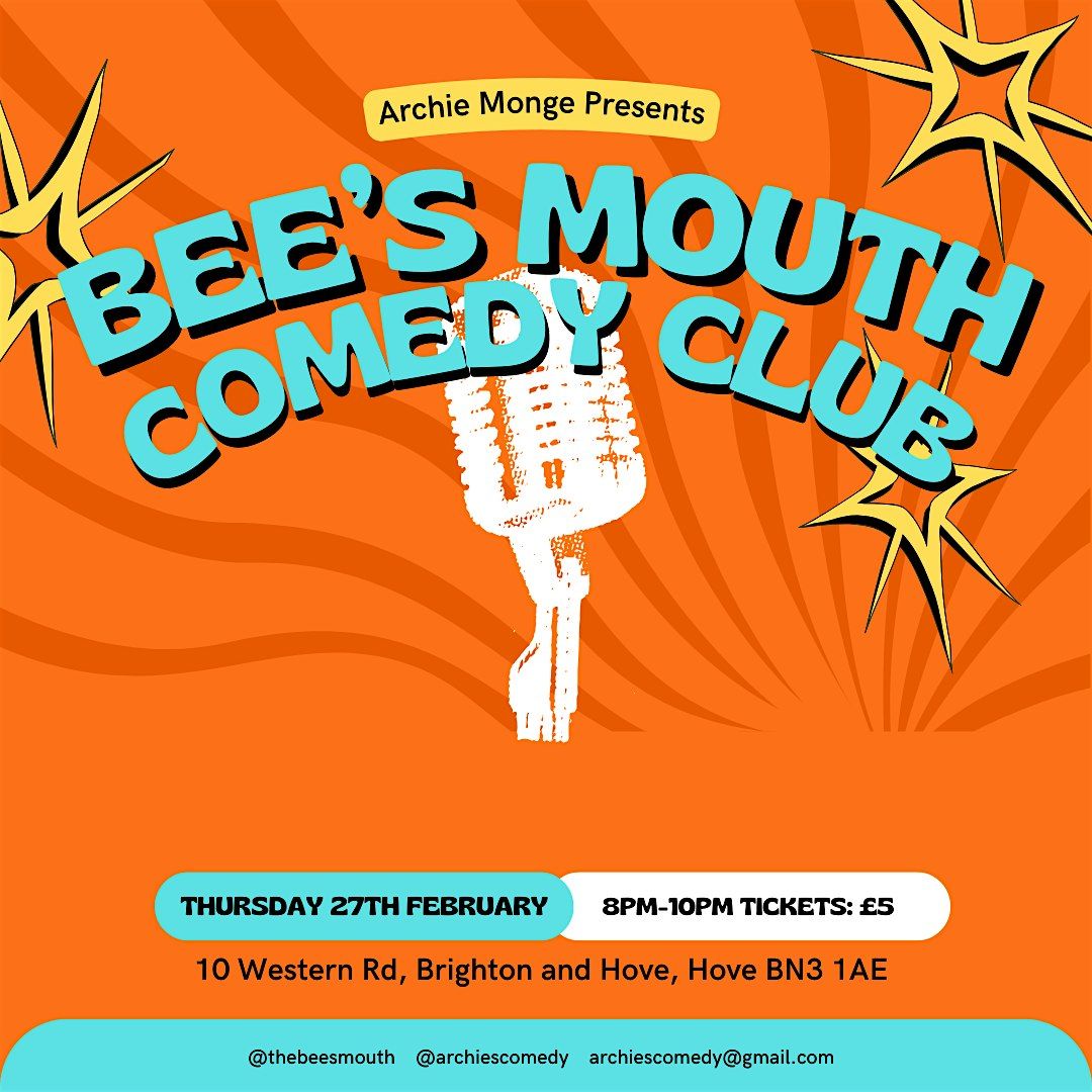 Bee's Mouth Comedy Club: November