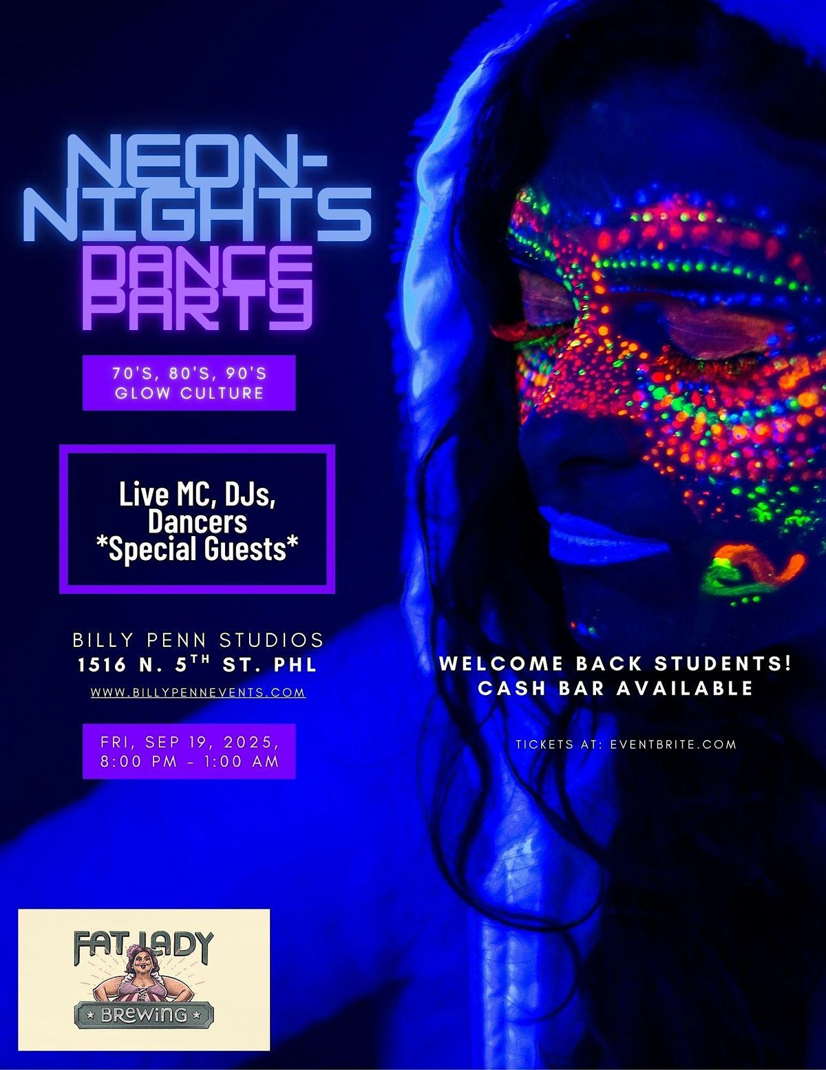 Neon Nights Dance Party - 70's-90's Glow Culture