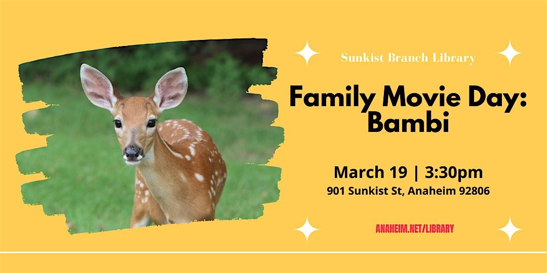 Family Movie Day: Bambi