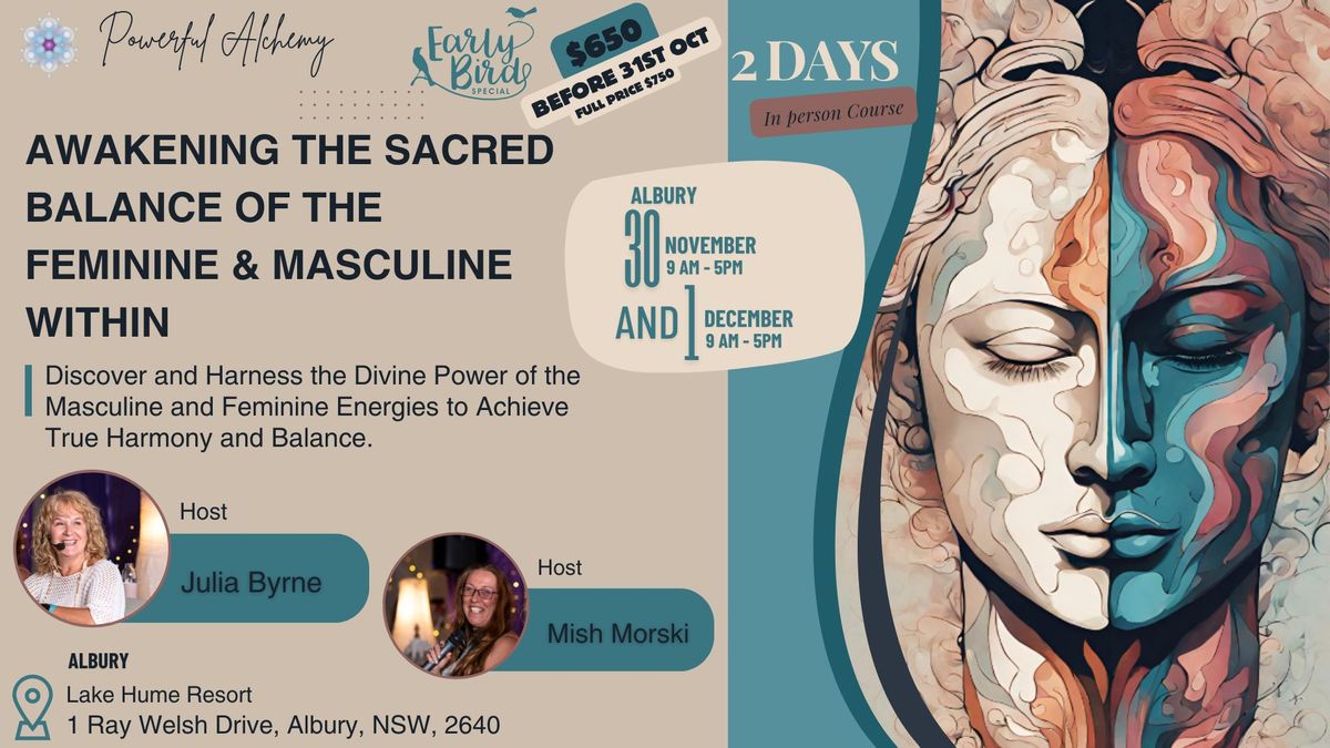 Awakening the Sacred Balance of Feminine and Masculine within