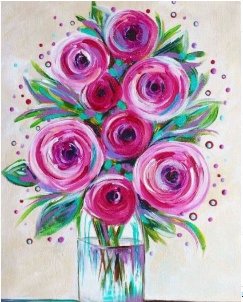 Canvas Painting - Floral Abundance 