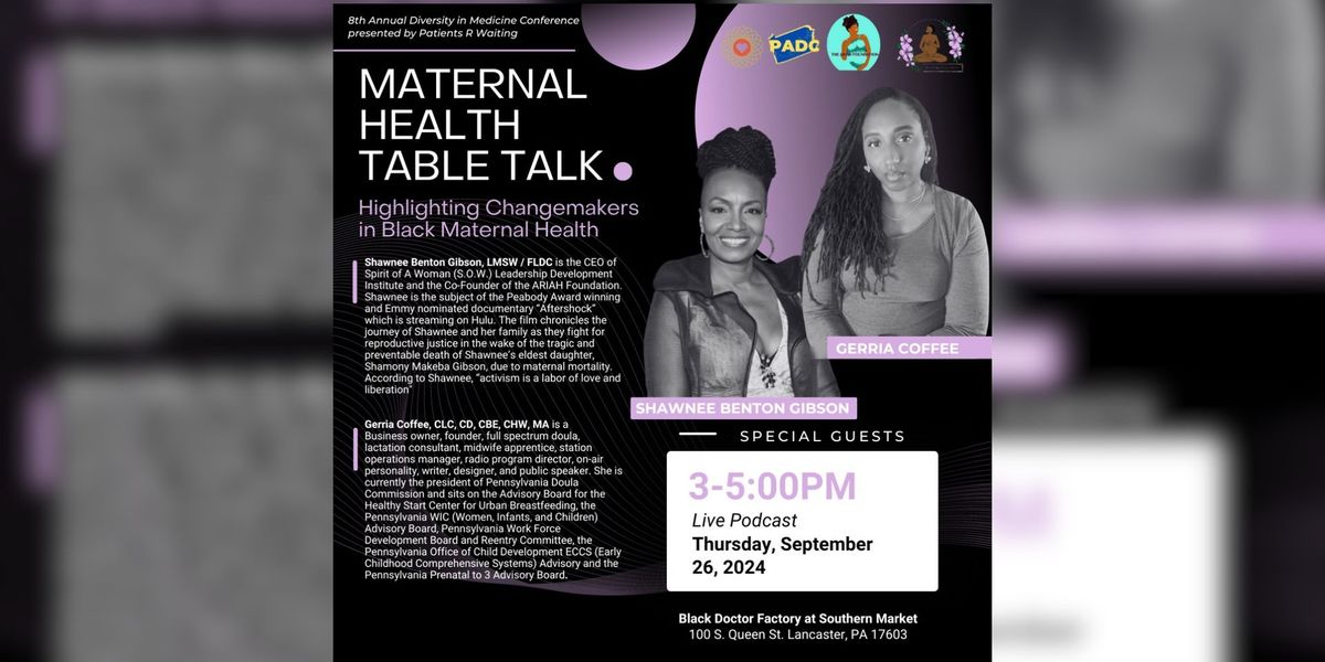 Maternal Health Table Talk