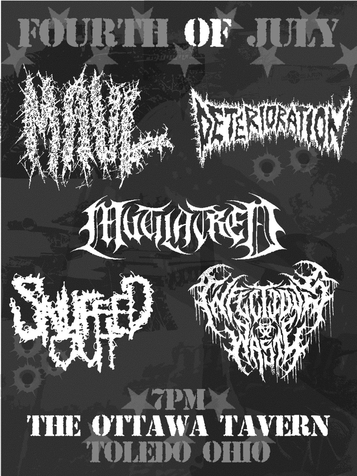 MAUL \/ DETERIORATION \/ MUTILATRED \/ INFECTIOUS WASTE \/ REPTILE @ THE OT 
