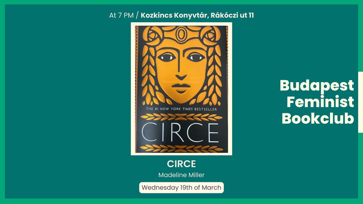 FEMINIST BOOK CLUB \/\/ CIRCE from Madeline Miller 