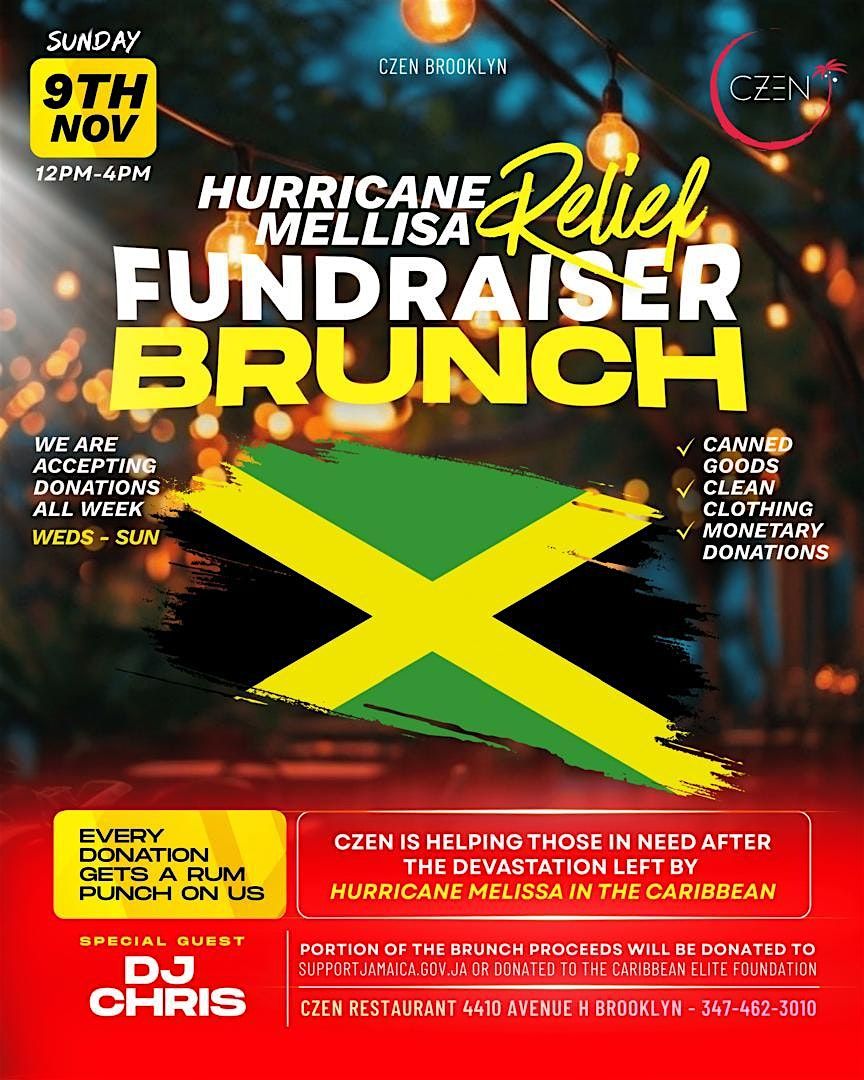 Hurricane Melissa Relief Fundraiser Brunch