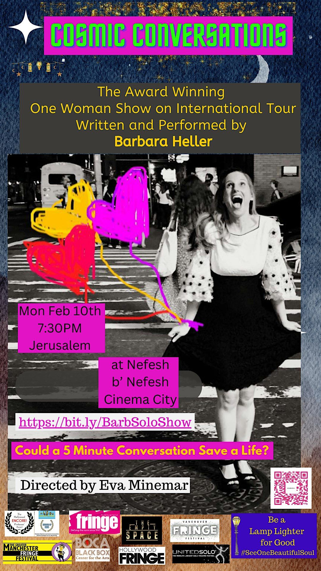 Barbara Heller's Award Winning One Woman Show - Haifa