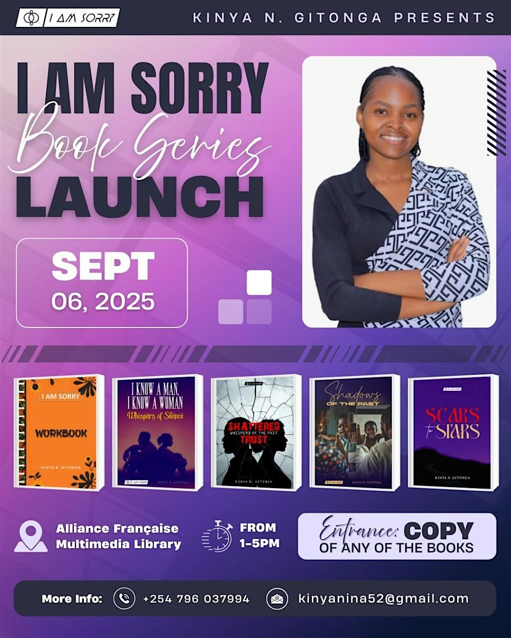 I AM SORRY BOOK LAUNCH