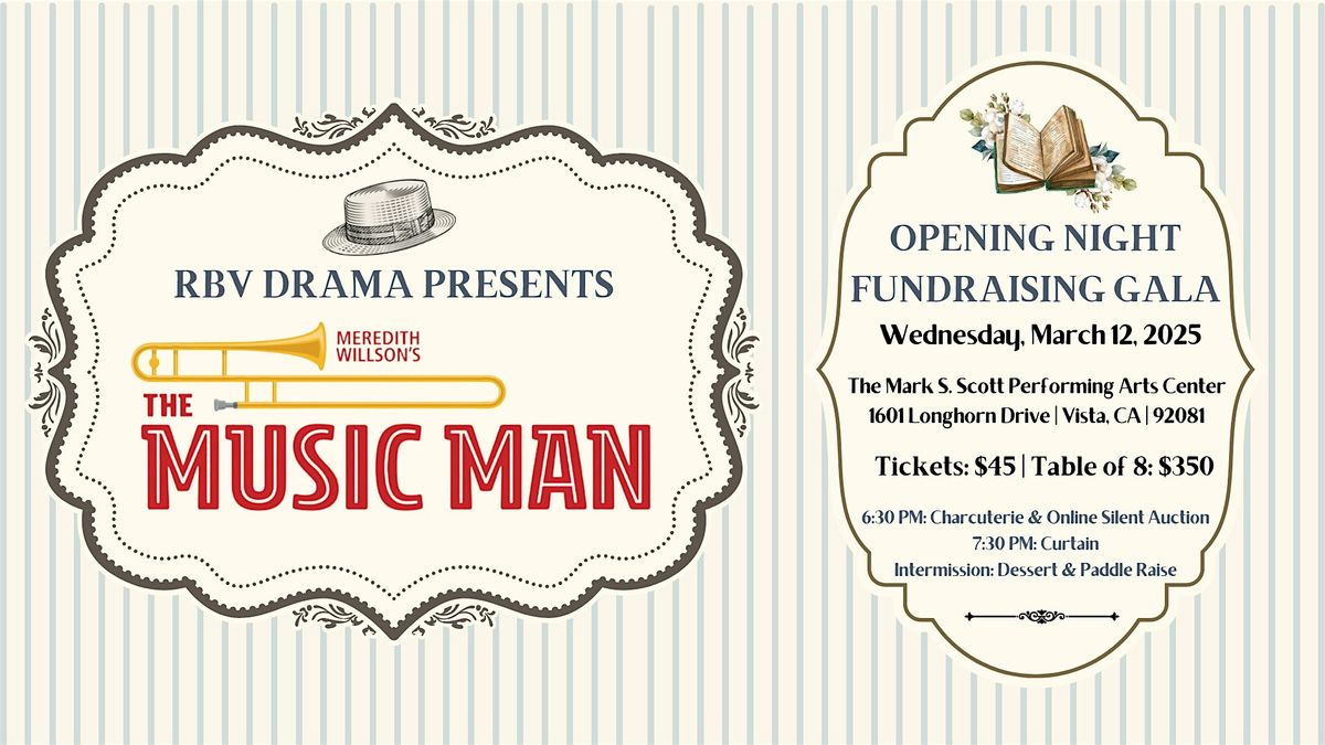 RBV Drama Fundraising Gala & Opening Night of The Music Man