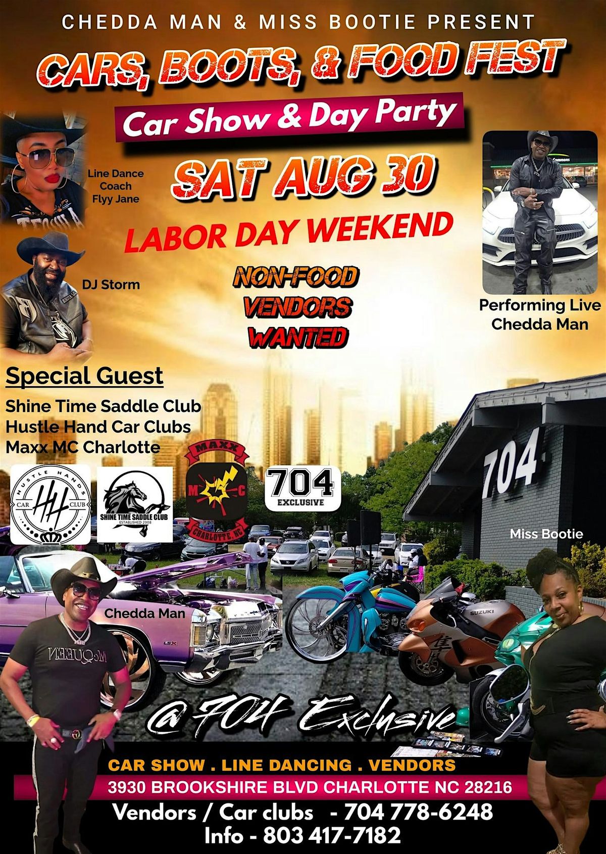 Cars, Boots and Food Fest - Car Show & Day Party