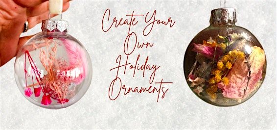 DIY Ornaments with Dried Flowers