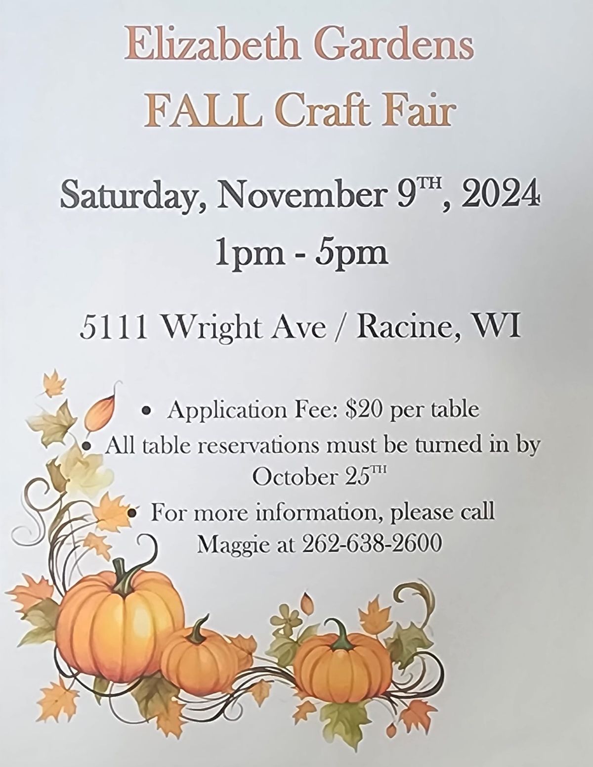 Fall Craft Fair