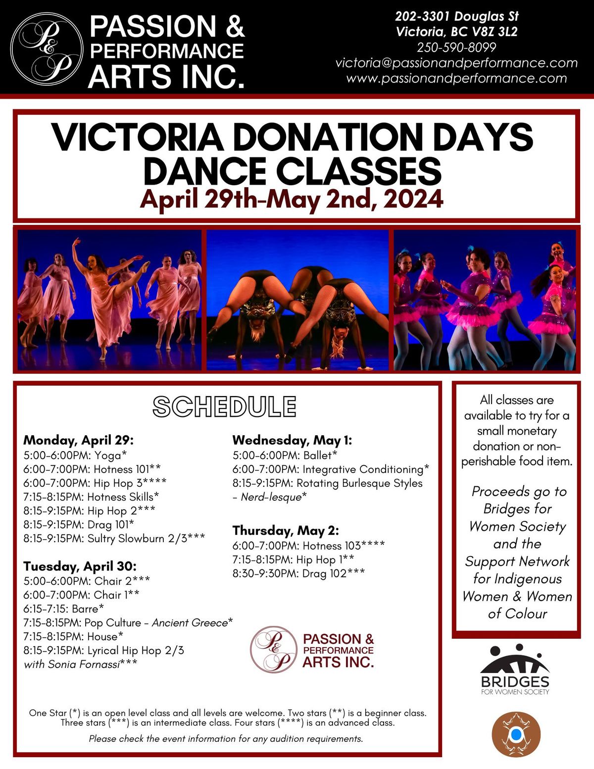 Victoria Donation Days - April\/May 2024!