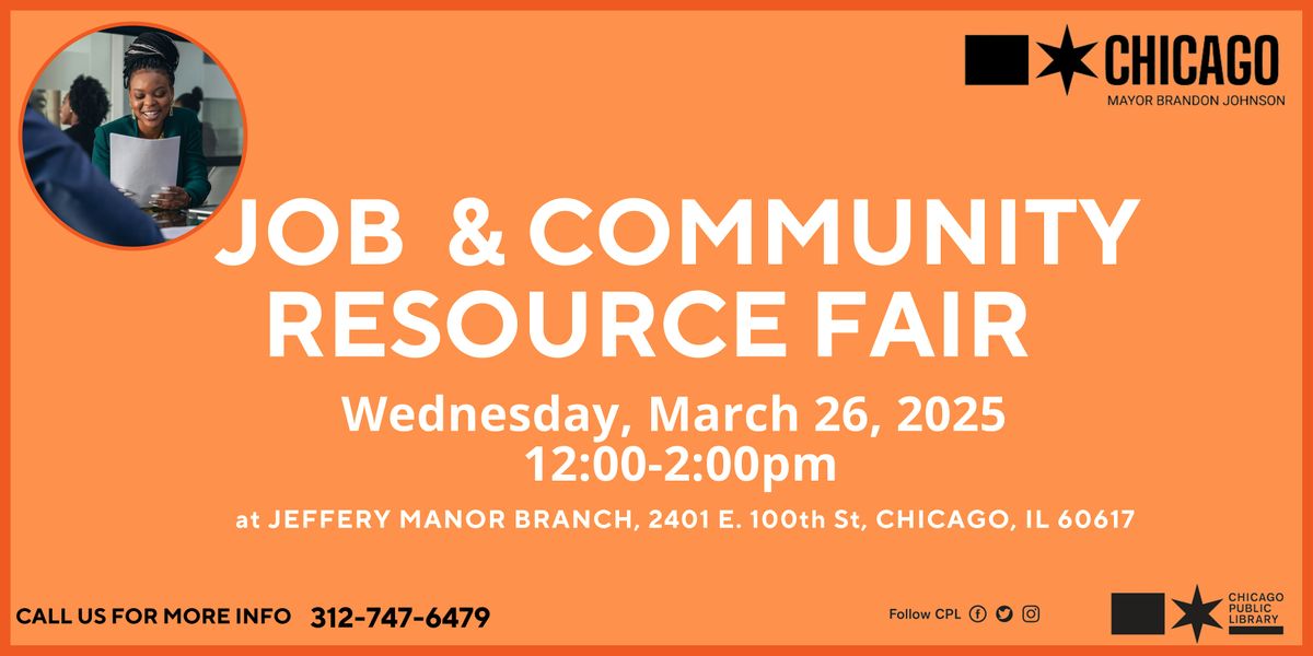 Jeffery Manor Job & Community Resource Fair