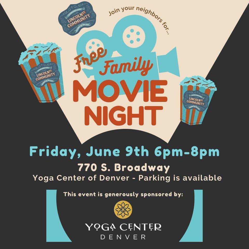 Family Movie Night - Yoga Center of Denver