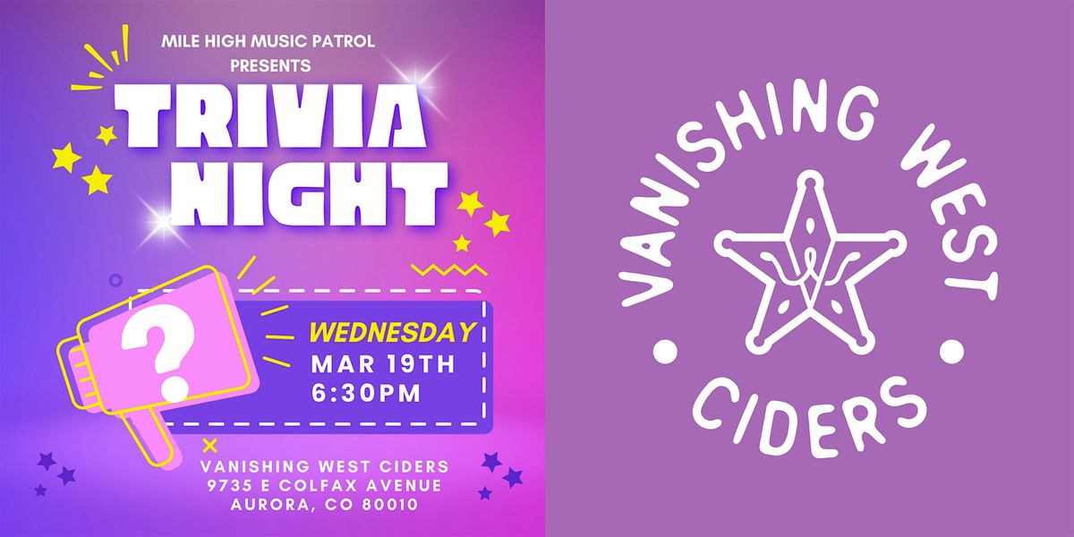 Trivia Night (March 19, 2025)