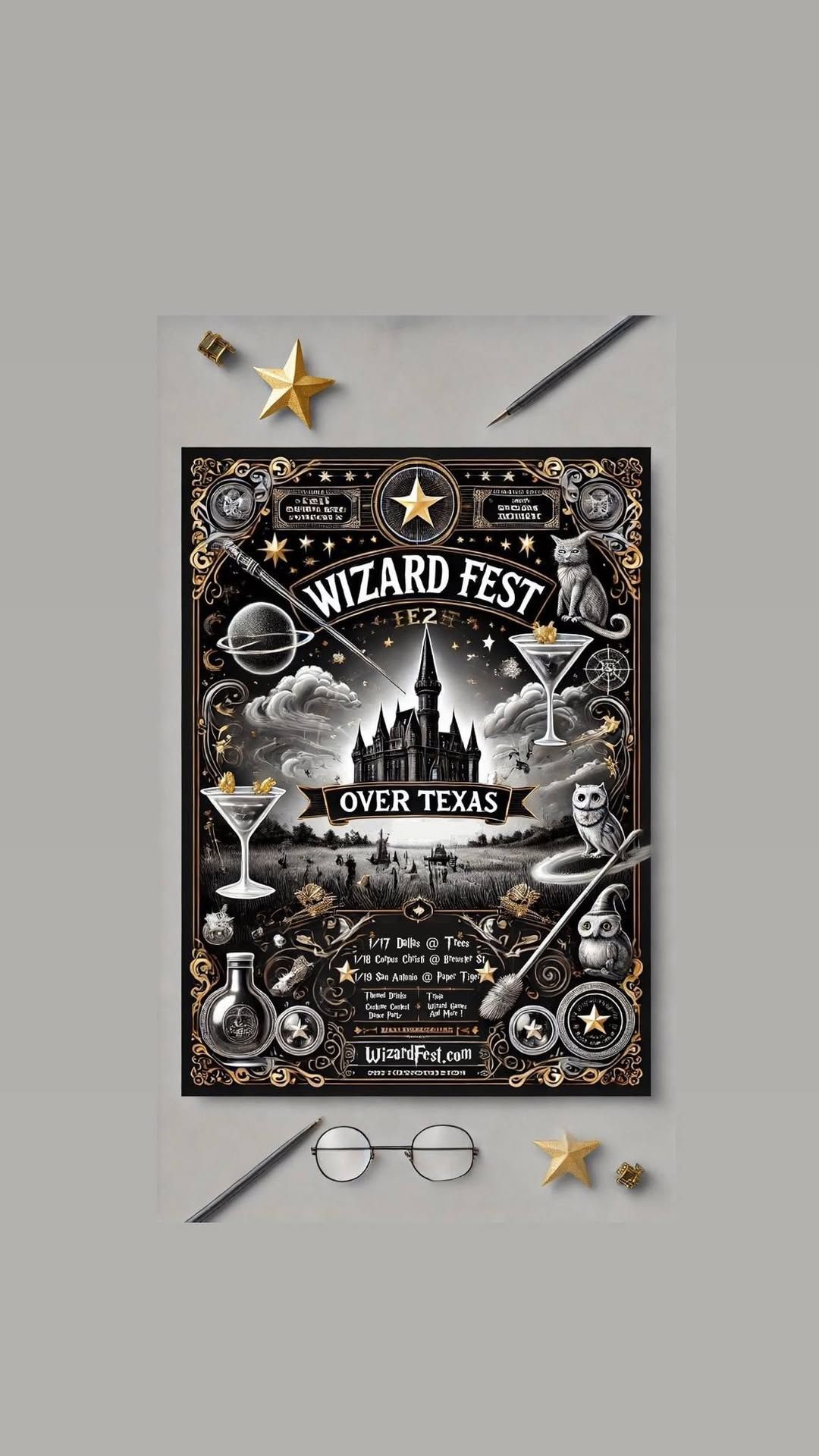 Wizard Fest Over Texas