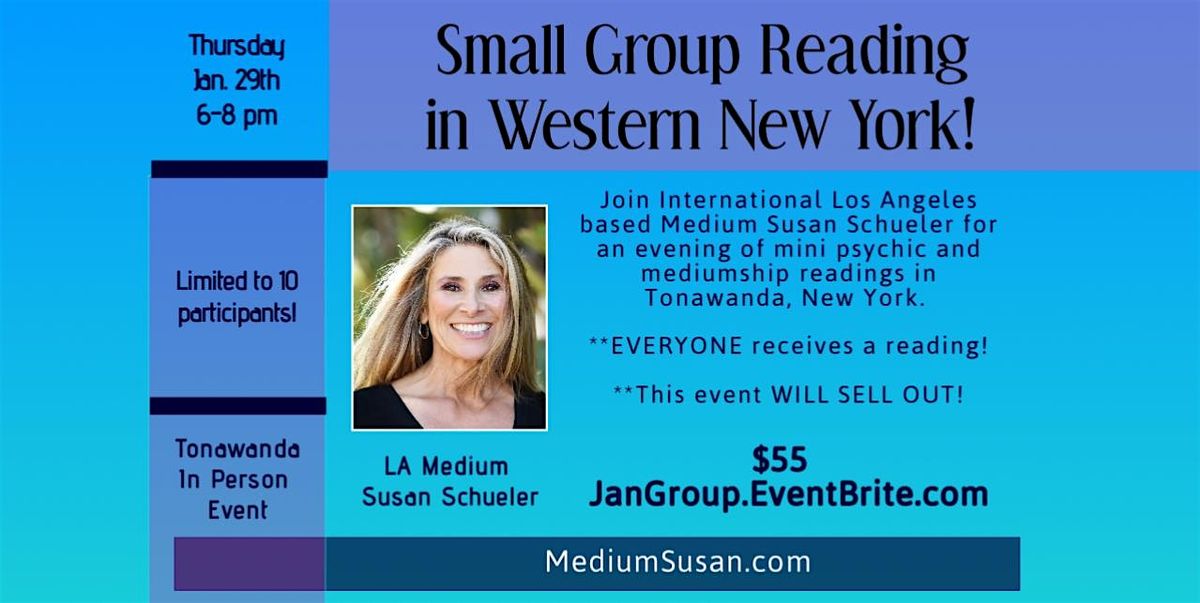 Small Group Reading with Medium Susan Schueler in Tonawanda, NY