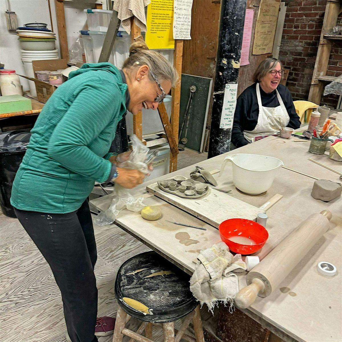 EVENING SESSION: HANDBUILDING AND WHEEL BASICS CLASS (TUESDAYS)