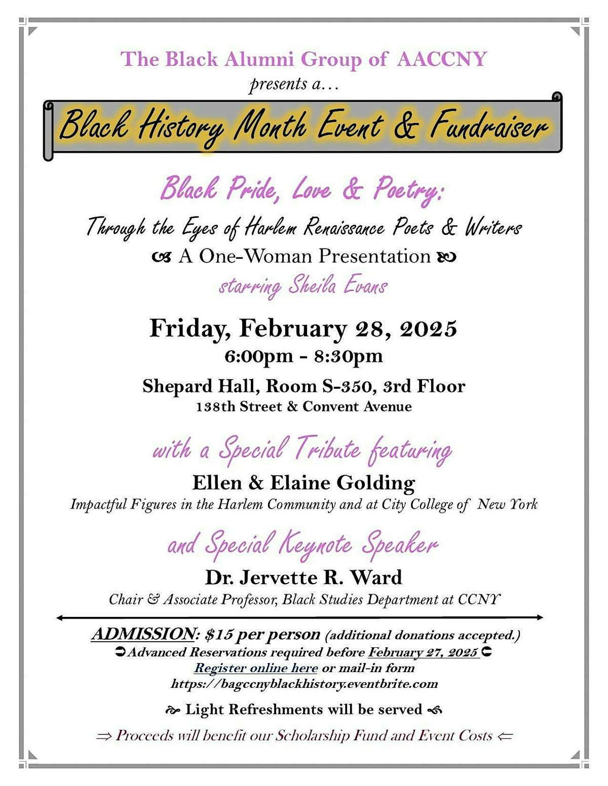 Black History Month Event & Fundraiser