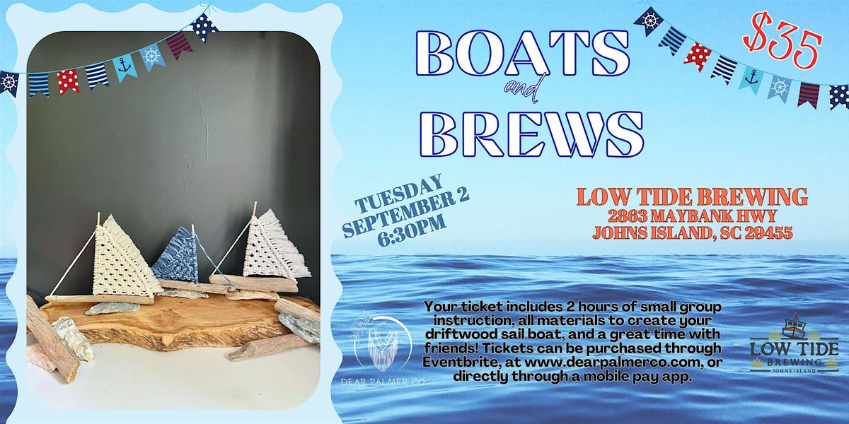 Boats and Brews- A Macrame Workshop