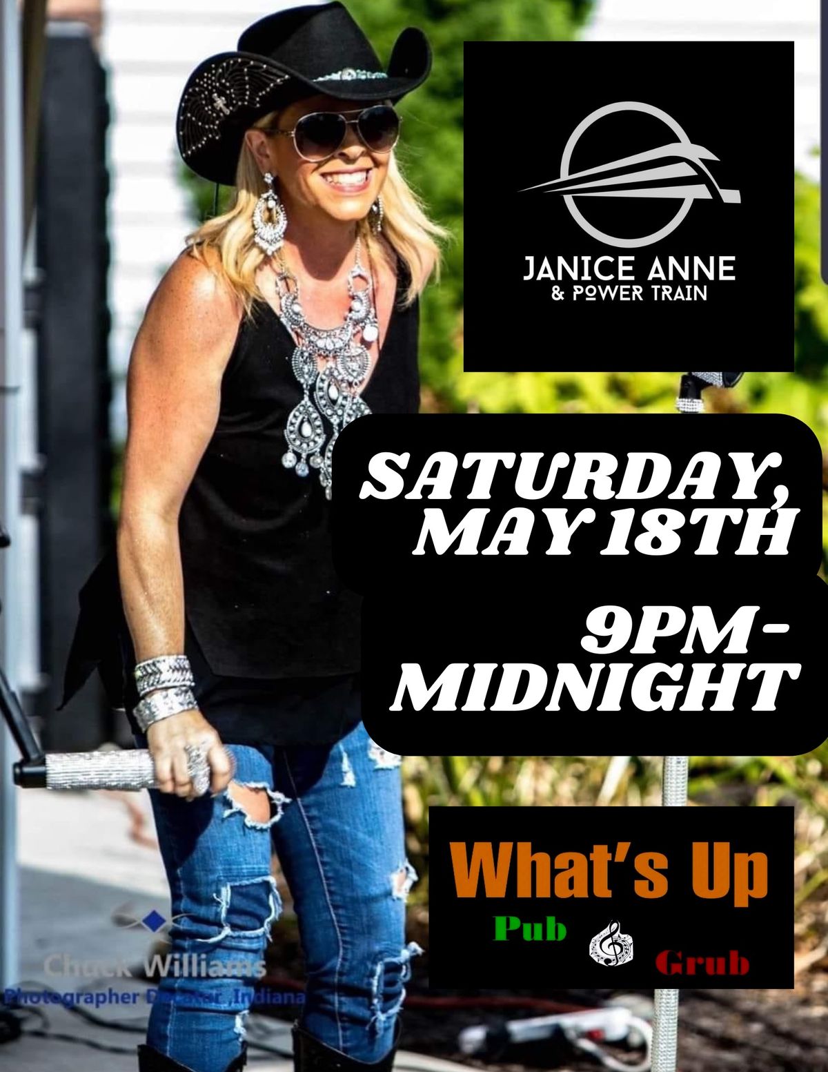 Janice Anne & Power Train @ What\u2019s Up Pub & Grub