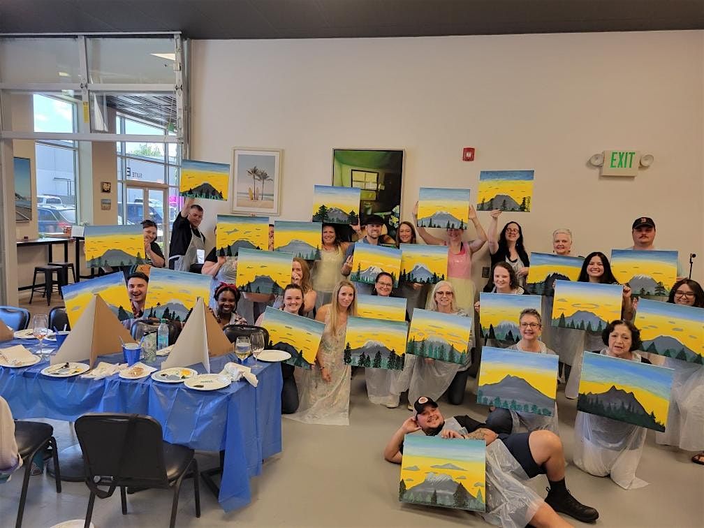 Paint and sip at stottle winery on August (Boat theme)
