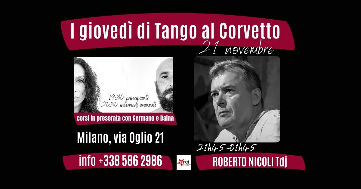 I gioved\u00ec di Tango al Corvetto