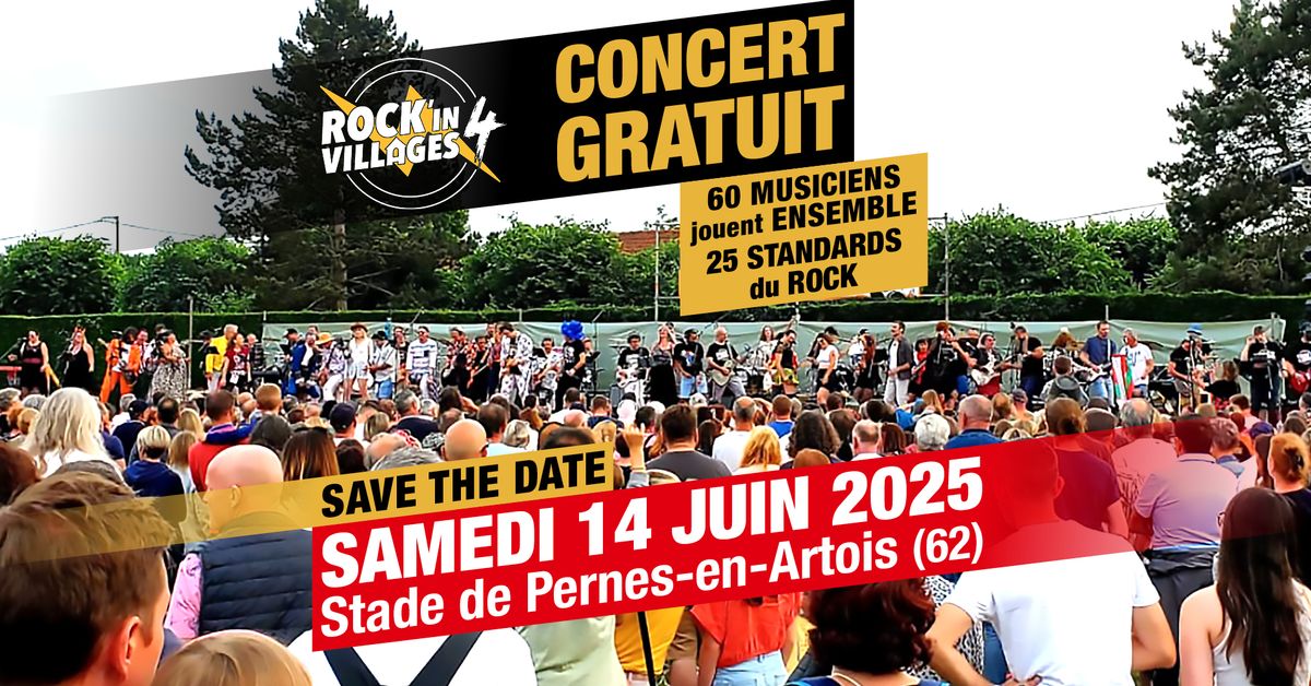 Rock\u2019in Villages 4 - L'\u00e9v\u00e8nement Rock en Hauts-de-France