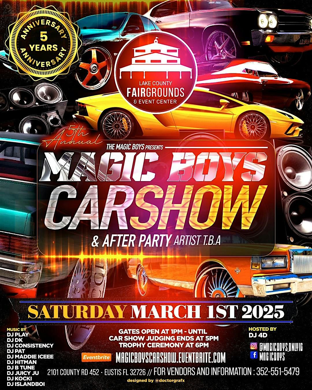 Magic Boys 5th Annual Car Show And After Party