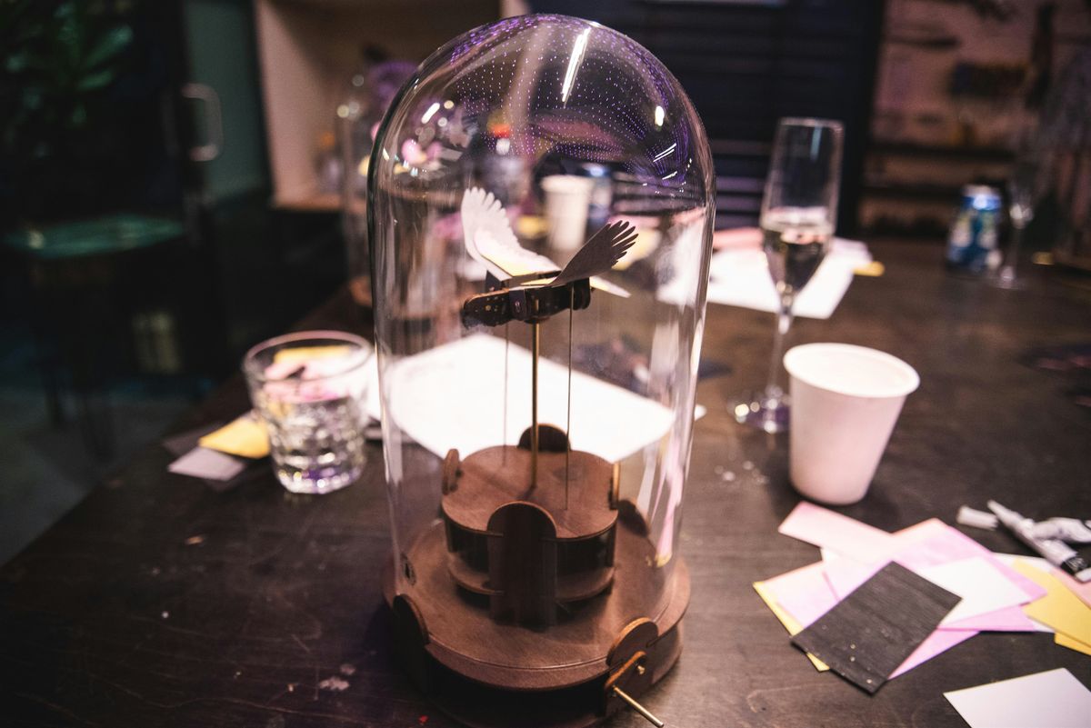 Sculptures & Sips: Festive Feathers