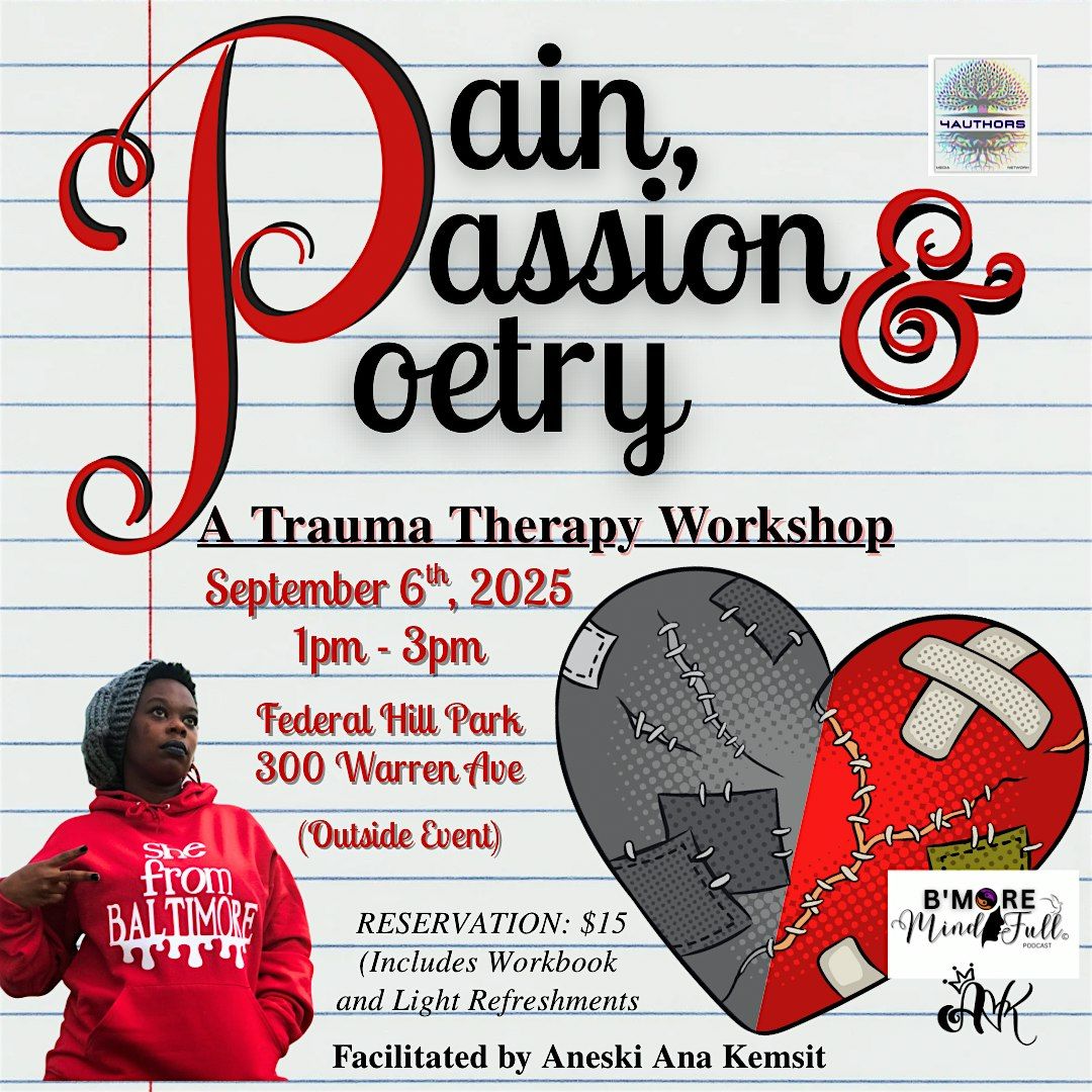 Pain, Passion & Poetry: A Trauma Therapy Workshop
