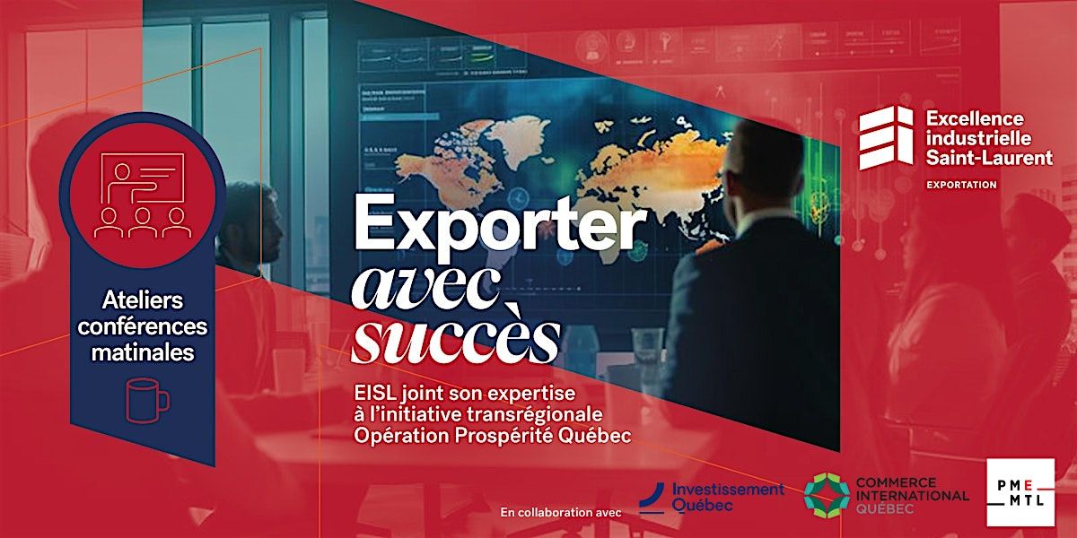 Atelier matinal Export II - March\u00e9s mondiaux et financement