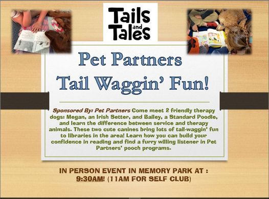 Pet Partners Tail Waggin\u2019 Fun!