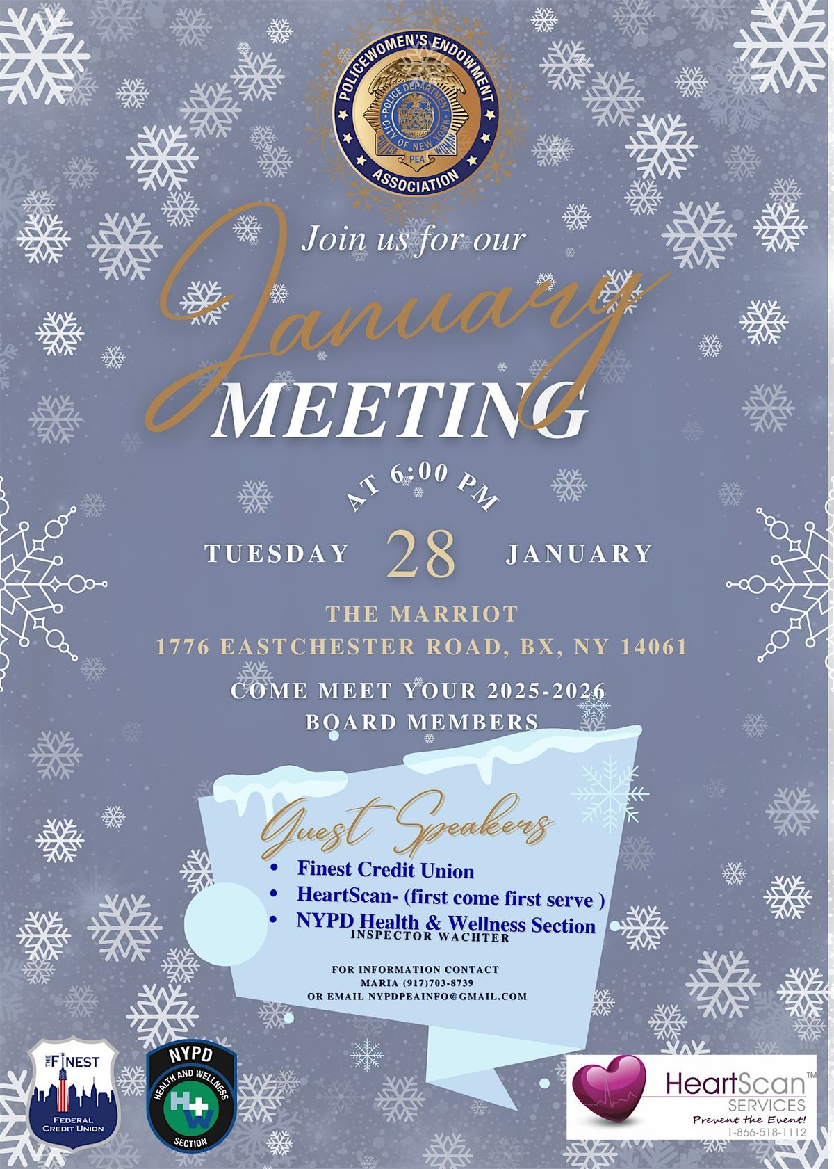 PEA January Meeting