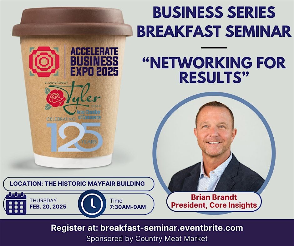 2025 Accelerate Business Expo Business Series Breakfast