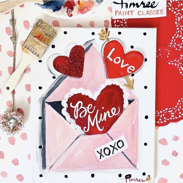 Valentines Canvas - Adult Class