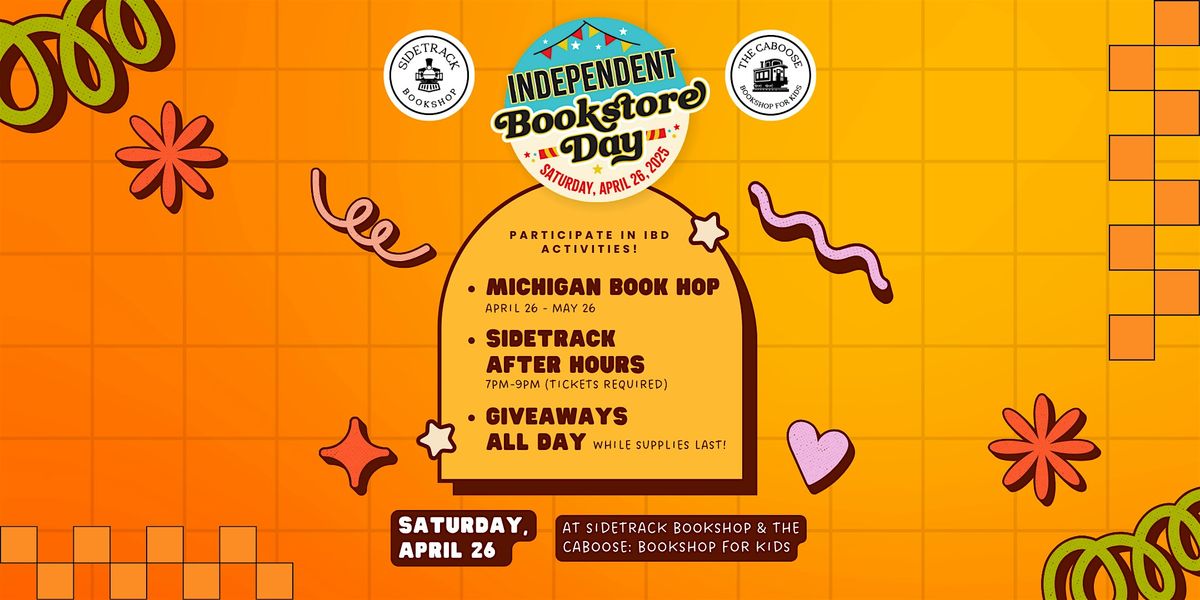 Independent Bookstore Day at Sidetrack and The Caboose