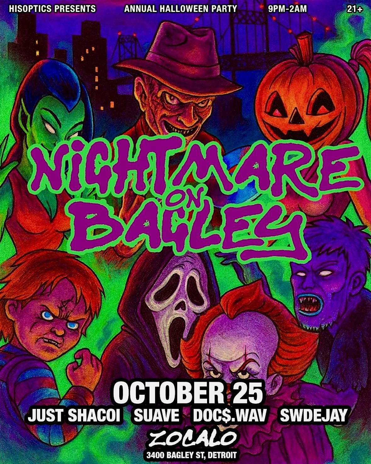 Nightmare On Bagley | A Halloween Costume Party | Presented By: @Hisoptics