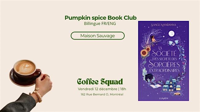 Pumpkin spice Book Club #3