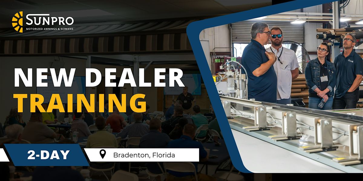 SunPro Products New Dealer Training \u2022 Jan. 13-14, 2026