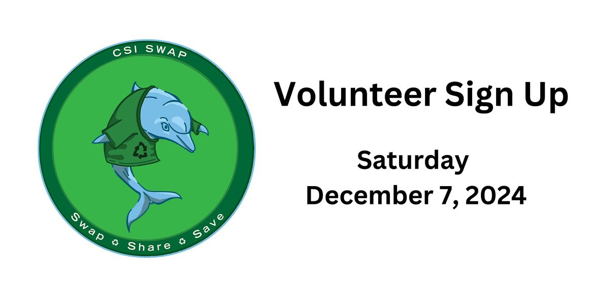 CSI SWAP Volunteers Needed!